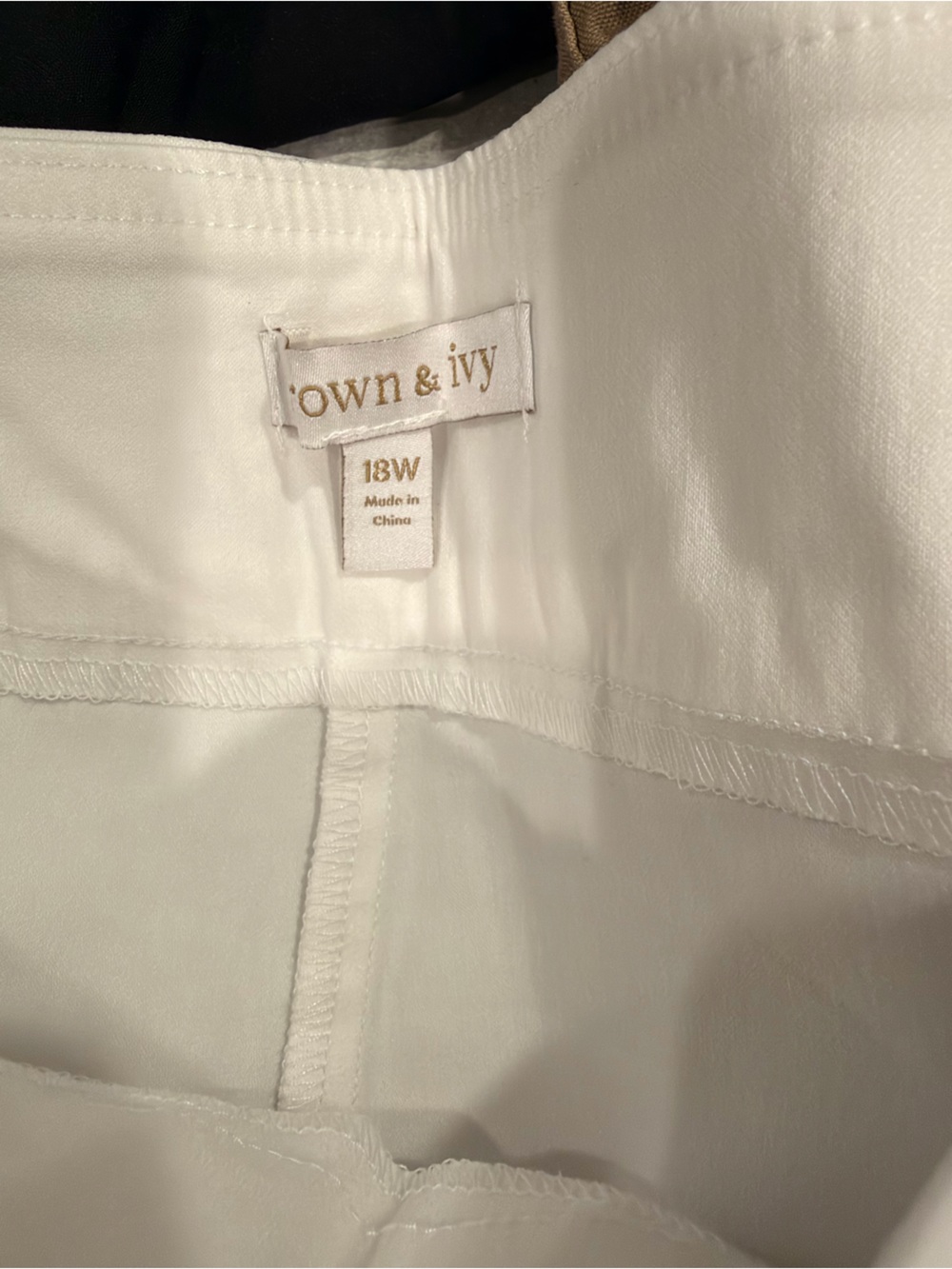 crown & ivy Cream Chinos for Men